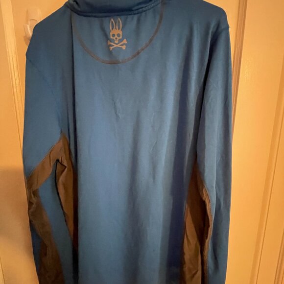 Pyscho Bunny Blue Quarter Zip - Picture 6 of 7